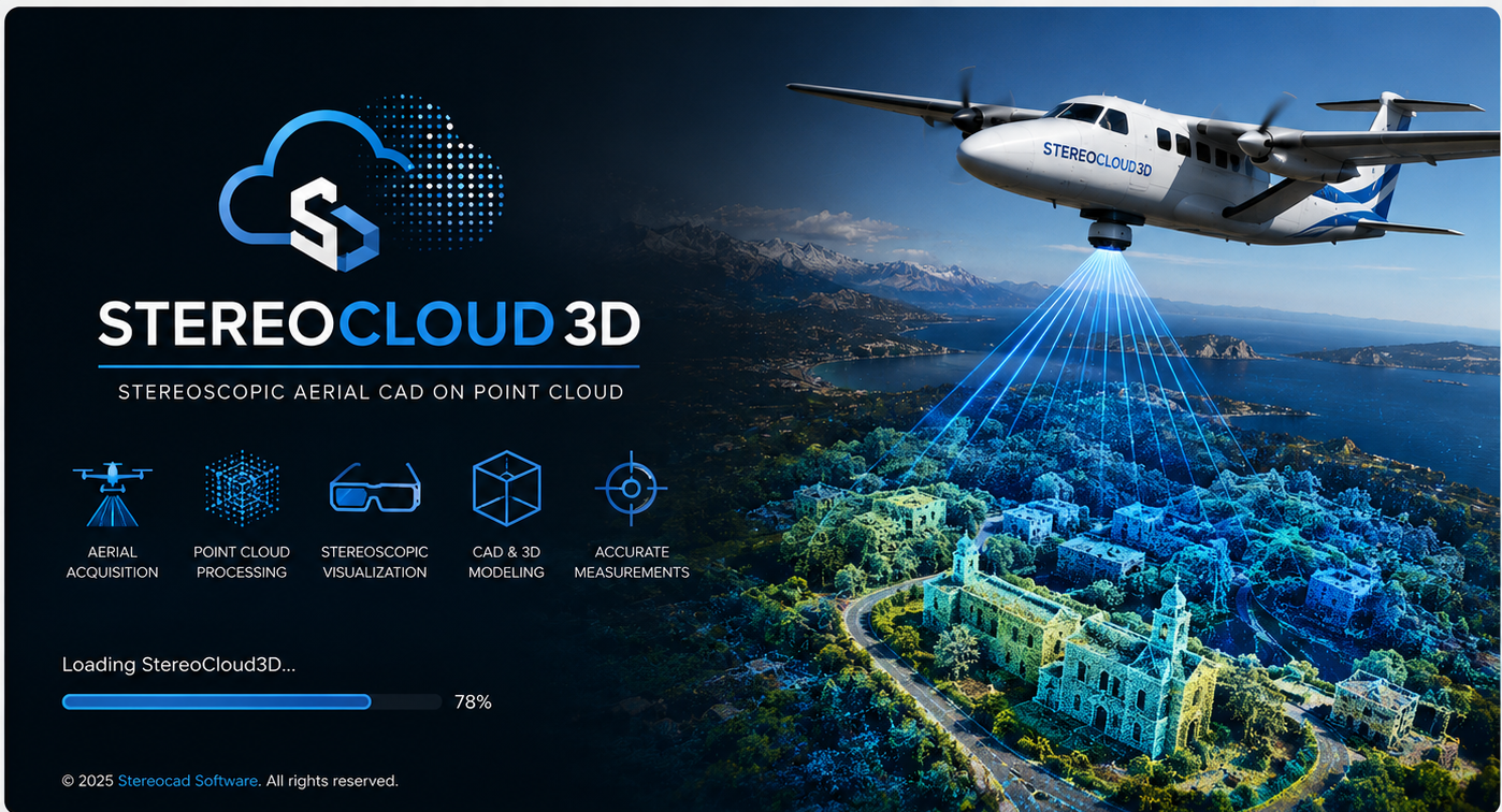 StereoCloud3D &mdash; aerial CAD on point cloud