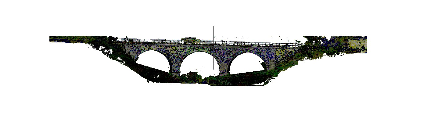 The bridge elevation placed on an A0 print sheet